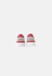 U.S. Polo Assn Schuhe Low-Sneaker NATE001 Weiß/Grau/Creme/Rot