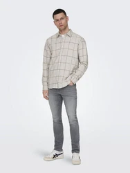 ONLY & SONS Slim-fit-Jeans Loom Hellgrau/Grau/Dunkelgrau