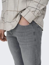 ONLY & SONS Slim-fit-Jeans Loom Hellgrau/Grau/Dunkelgrau