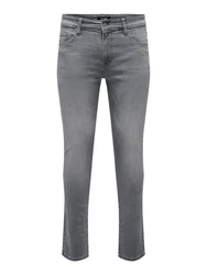 ONLY & SONS Slim-fit-Jeans Loom Hellgrau/Grau/Dunkelgrau