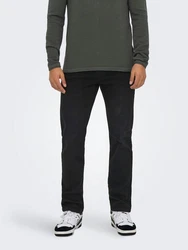 Only & Sons Jeans Weft (1-tlg) Khaki/Dunkelgrün/Dunkelgrau