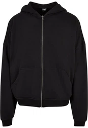 Urban Classics 90's Zip Hoody Schwarz/Dunkelgrau
