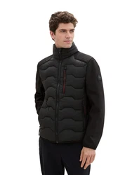 TOM TAILOR Hybridjacke Winterjacke Dunkelrot/Rot/Bordeaux/Schwarz/Lila