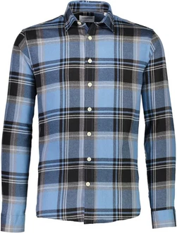 LINDBERGH Langarmhemd Blau/Hellblau/Dunkelblau