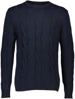 LINDBERGH Rundhalspullover Dunkelblau/Blau