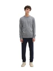 TOM TAILOR Denim Chinohose Grau/Hellgrau/Dunkelgrau/Dunkelblau