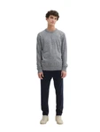 TOM TAILOR Denim Chinohose Grau/Hellgrau/Dunkelgrau/Dunkelblau