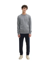 TOM TAILOR Denim Chinohose Grau/Hellgrau/Dunkelgrau/Dunkelblau