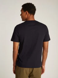 Tommy Hilfiger Rundhalsshirt HILFIGER CHEST STRIPE TEE Dunkelblau/Schwarz/Blau/Braun/Rot