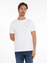 TOMMY HILFIGER T-Shirt 'Ess Seasonal' Weiß/Creme/Schwarz