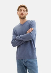 TOM TAILOR Strickpullover mit V-Ausschnitt 