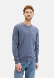 TOM TAILOR Strickpullover mit V-Ausschnitt 