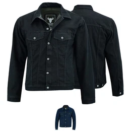 Motorradjacke BLD324j Denim Jeansjacke Motorradjacke Trucker Jacke Denimjacke mit Protektoren