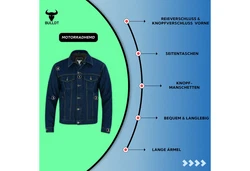 BULLDT Motorradjacke BLD324j BLD324j