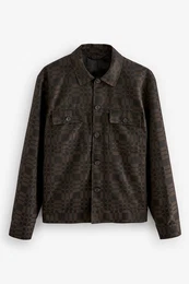 Blouson EDIT Gemusterte Truckerjacke (1-St)
