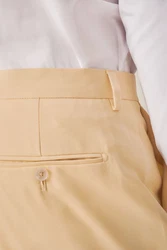 Next Motion Flex Stretch Anzug Slim Fit Hose Gelb/Khaki/Gold