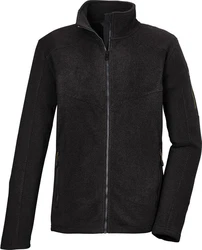 Killtec Fleecejacke KOW 90 MN KNTFLC JCKT Schwarz/Dunkelgrau/Grau