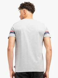 Lonsdale T-Shirt Methley Silber/Hellgrau/Grau/Schwarz/Rot