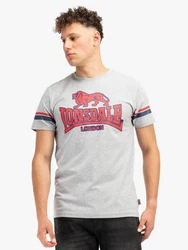 Lonsdale T-Shirt Methley Silber/Hellgrau/Grau/Schwarz/Rot