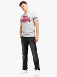 Lonsdale T-Shirt Methley Silber/Hellgrau/Grau/Schwarz/Rot