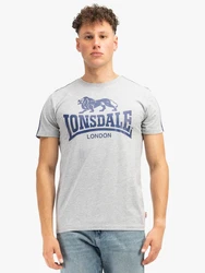 Lonsdale T-Shirt Henconner Hellblau/Grau