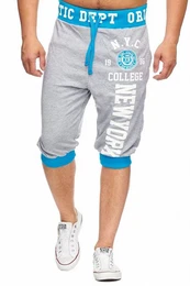 Sweatshorts Herren Bermuda-Shorts, Caprihose, Leichte Baumwollhose mit Taschen (Shorts Bermudas Capri-Hose, 1-tlg) Fitness Freizeit Casual