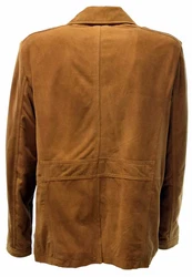 Zimmert Lederjacke Anthony Braun/Beige/Orange
