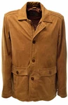 Zimmert Lederjacke Anthony Braun/Beige/Orange