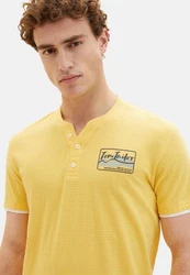 TOM TAILOR Henleyshirt T-Shirt Kurzarmshirt 