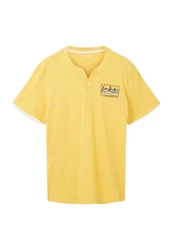 TOM TAILOR Henleyshirt T-Shirt Kurzarmshirt 
