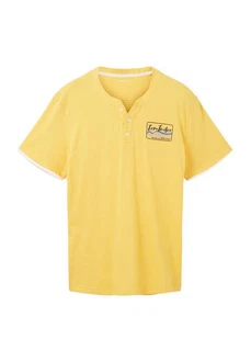 TOM TAILOR Henleyshirt T-Shirt Kurzarmshirt TOM TAILOR Henleyshirt T-Shirt Kurzarmshirt