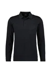 RAGMAN Poloshirt Langarm Polo Schwarz/Dunkelblau