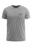 FORSBERG T-Shirt Thyrison Brustlogo Hellgrau/Grau/Dunkelgrau/Silber
