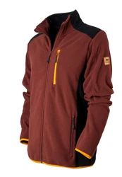 FORSBERG Fleecejacke Brodir III Orange/Bordeaux/Braun/Dunkelrot/Rot