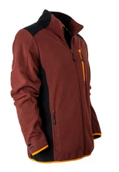 FORSBERG Fleecejacke Brodir III Orange/Bordeaux/Braun/Dunkelrot/Rot