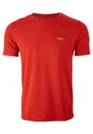 FORSBERG T-Shirt mit Brusttasche Rot/Orange/Dunkelrot
