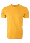 FORSBERG T-Shirt mit Brusttasche Gelb/Braun/Gold