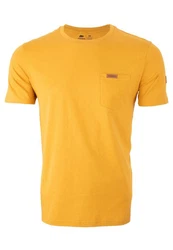 FORSBERG T-Shirt mit Brusttasche Gelb/Braun/Gold