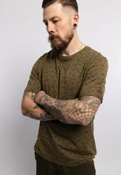 FORSBERG T-Shirt Dunkelgrün/Khaki