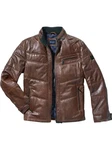 Babista Lederjacke VELLUTASTI braun/cognac