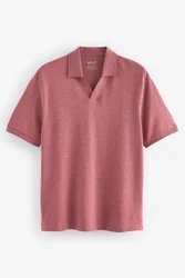 Next Poloshirt Piqu Polo-Shirt mit Reverskragen Rot/Dunkelrot/Lila/Rosa