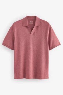 Next Poloshirt Piqu Polo-Shirt mit Reverskragen Rot/Dunkelrot/Lila/Rosa Next Poloshirt Piqu Polo-Shirt mit Reverskragen Rot/Dunkelrot/Lila/Rosa