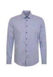 Langarmhemd Hemd BUSINESS KENT PATCH3 Langarmhemd (1-tlg)