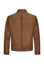 Milestone Lederjacke MSTizian Braun/Beige