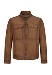 Milestone Lederjacke MSTizian Braun/Beige