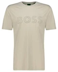 BOSS T-Shirt Regular Fit Beige/Khaki/Braun/Gold/Rosa
