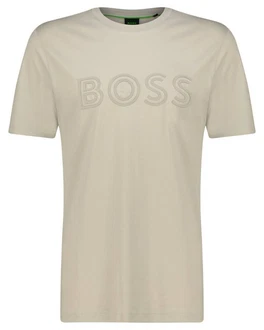 BOSS T-Shirt Regular Fit Beige/Khaki/Braun/Gold/Rosa