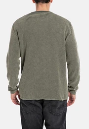 Strickpullover Pullover Strickpullover R-Neck (1-tlg)