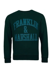 Sweatshirt Pullover Sweat Crewneck mit groem Logo-Print (1-tlg)