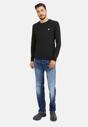 Guess Langarmshirt CN LS Core Schwarz/Grün